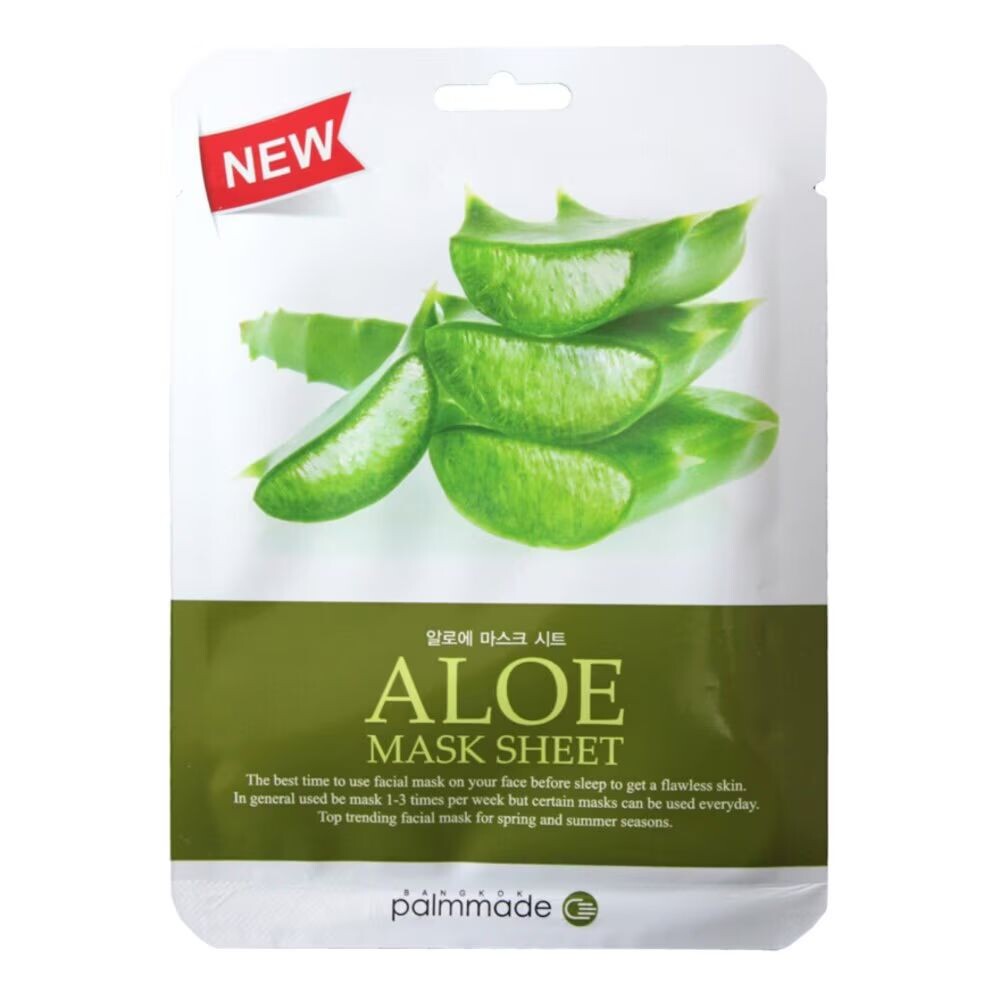 

Palmmade Листовая маска с алоэ 1 шт, White