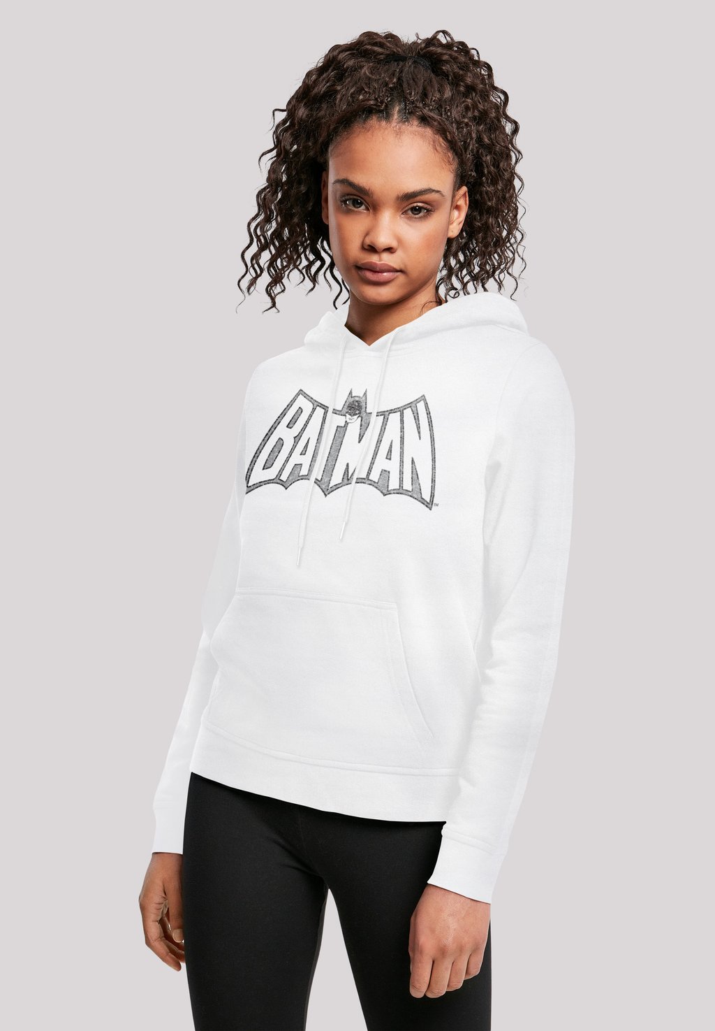 

Толстовка DC COMICS BATMAN RETRO CRACKLE - Hoodie F4NT4STIC, белый