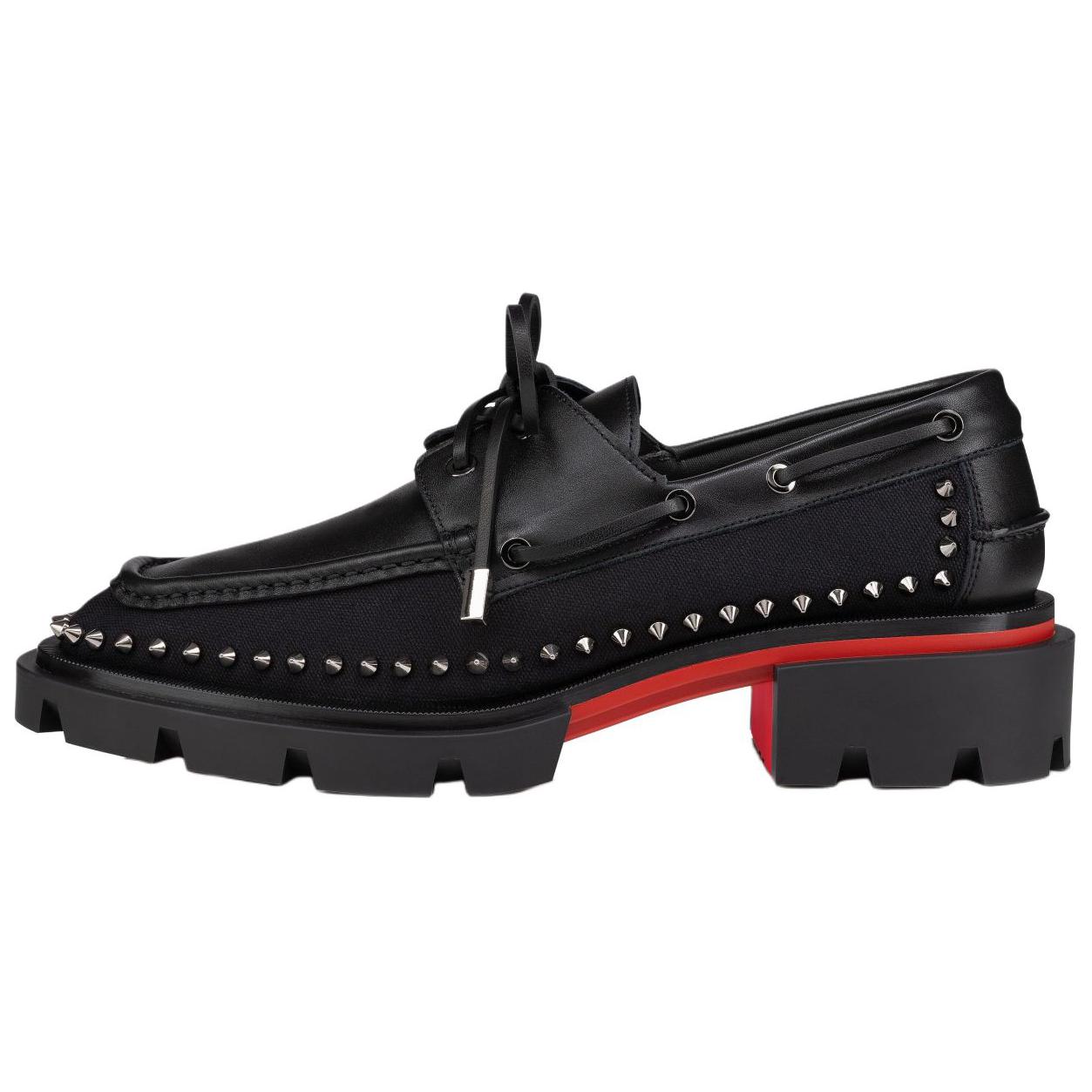 

Christian Louboutin Туфли CL Steckel Boat Shoes Men's Black