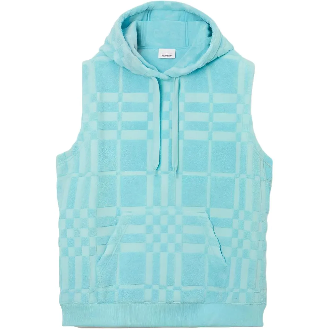 Худи Burberry, хлопковое, синий, весна/осень