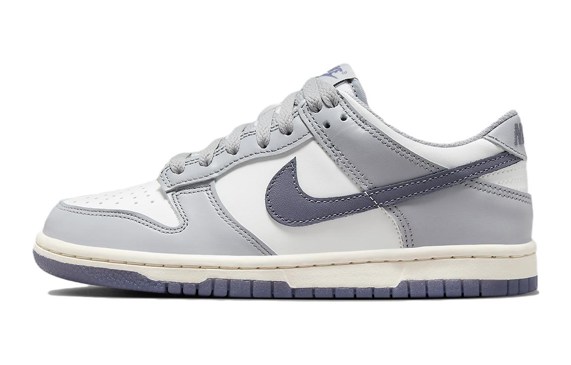 

Dunk Low Platinum Tint Light Carbon GS Nike, темно-серый