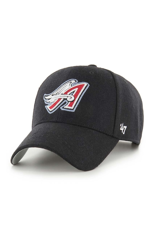 

Шерстяная кепка с козырьком MLB Los Angeles Dodgers 47 Brand, черный