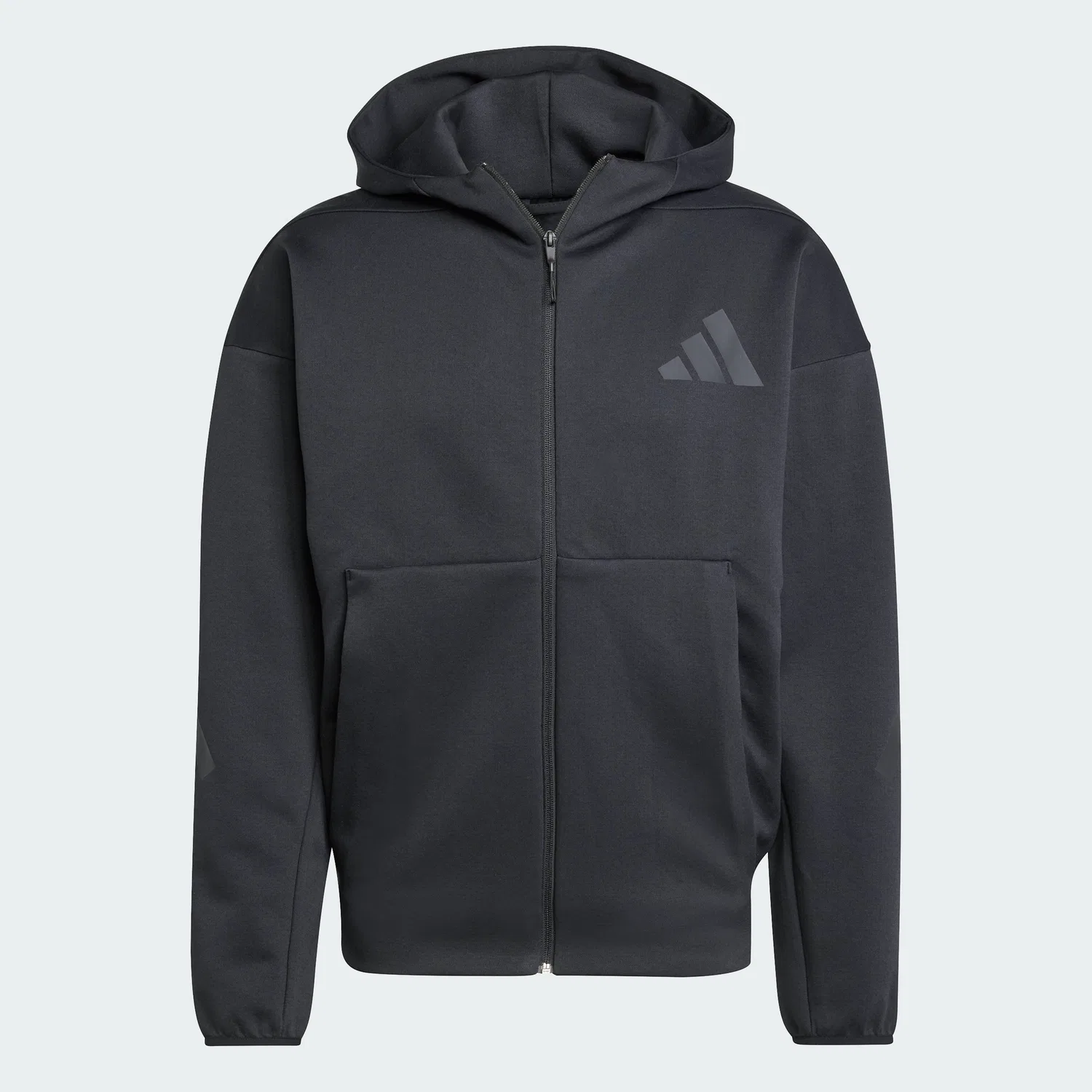 Мужская толстовка на молнии Z.N.E. чёрного цвета от Adidas — фото 4