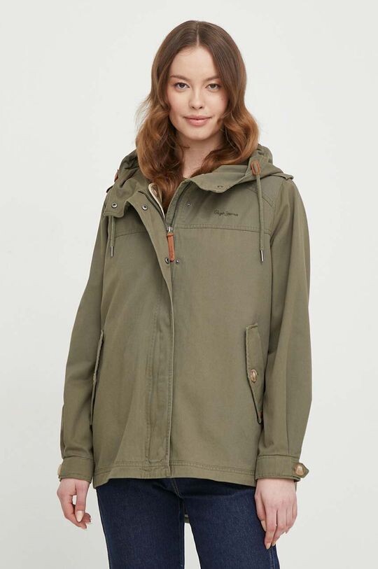 

САЛЛИ хлопковая куртка Pepe Jeans, зеленый