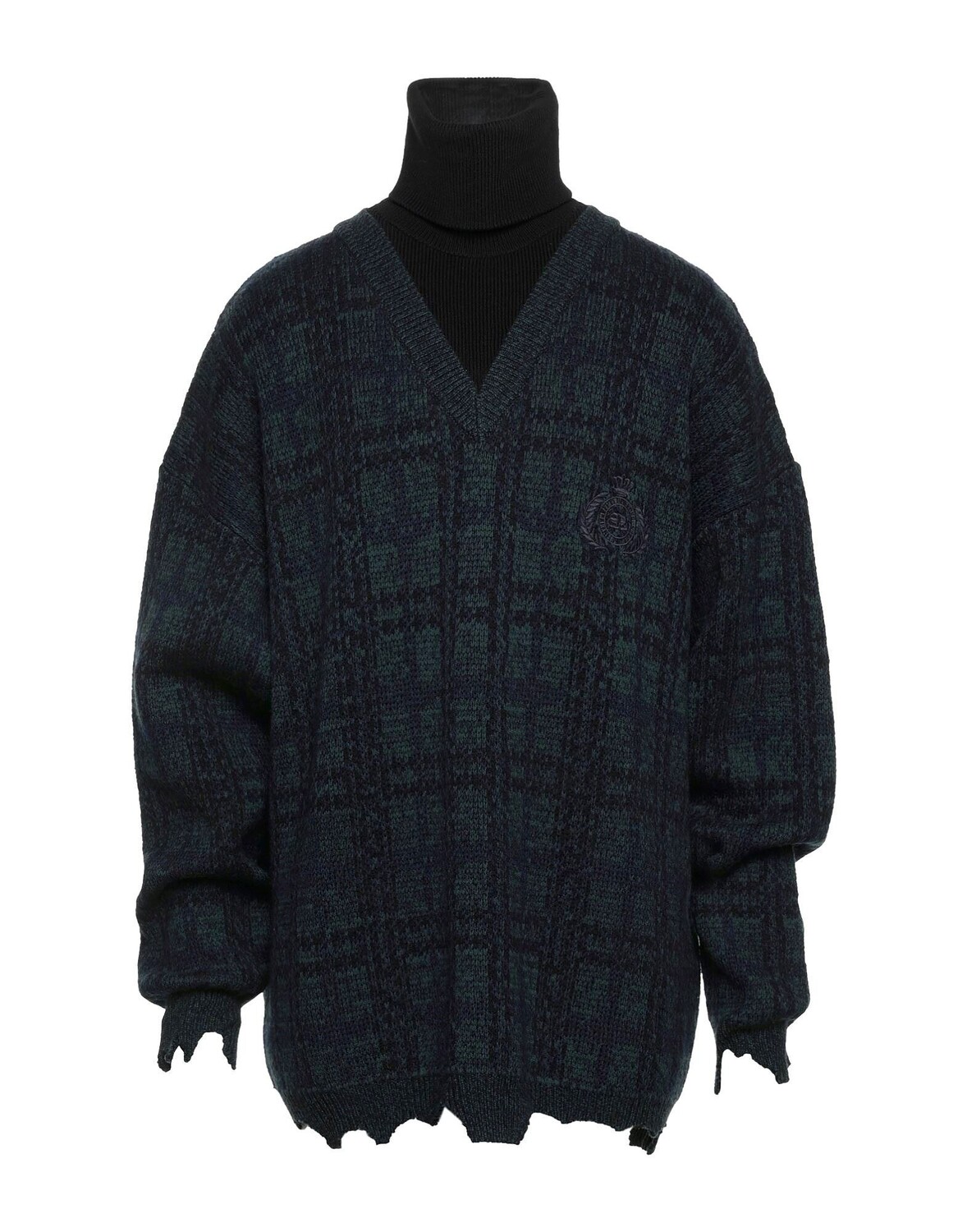 

Водолазка Balenciaga, темно-зеленый