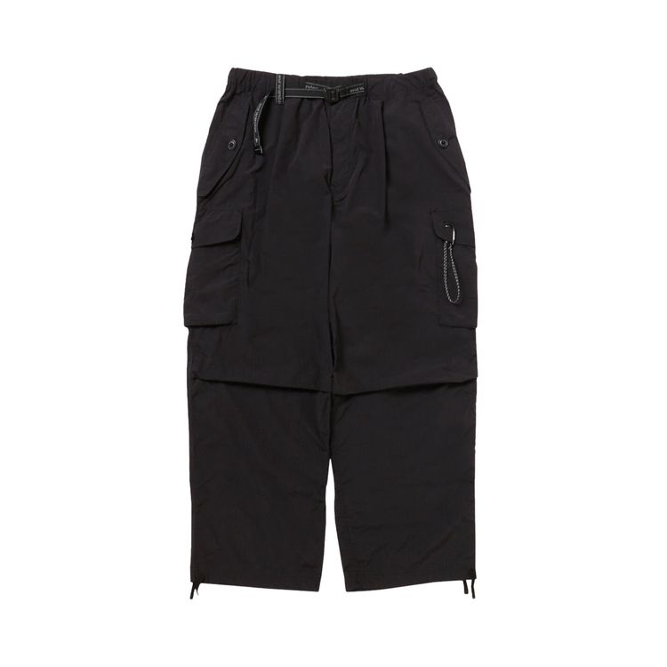 

Брюки And Wander Oversized Cargo Pants 'Black', черный