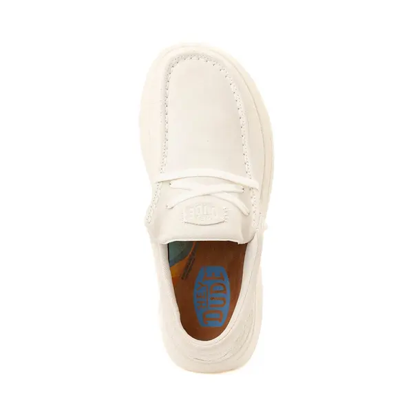 Слипоны Womens HEYDUDE Wendy Comf Suede Slip-On Casual Shoe, цвет Ivory — фото 2