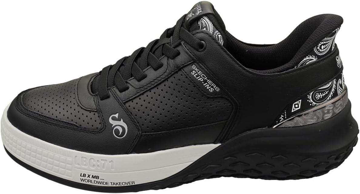 Мужские слипоны Skechers Skechers X Snoop Dogg Sizzle Snoop Sizzle Toke, черный — фото 3