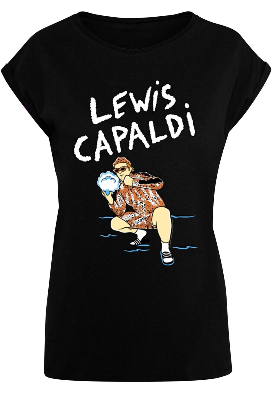 

Футболка Merchcode Shirt Lewis Capaldi - Snowleopard, черный