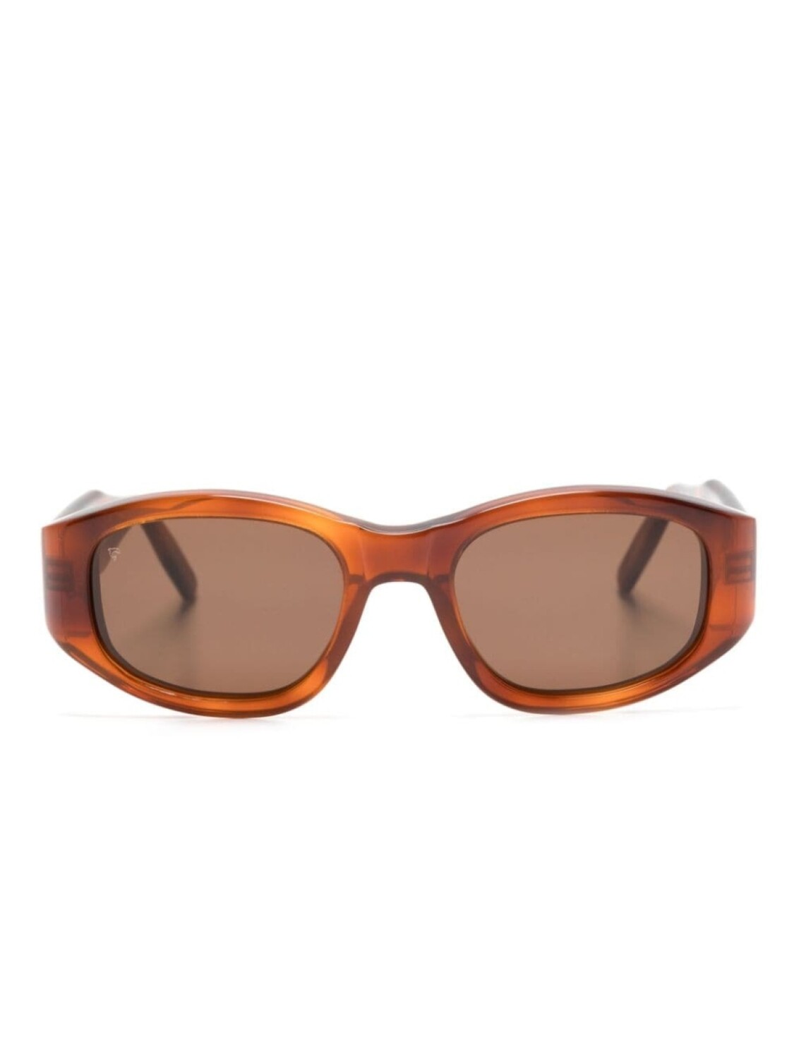 

Sestini Eyewear солнцезащитные очки Nove в овальной оправе, коричневый