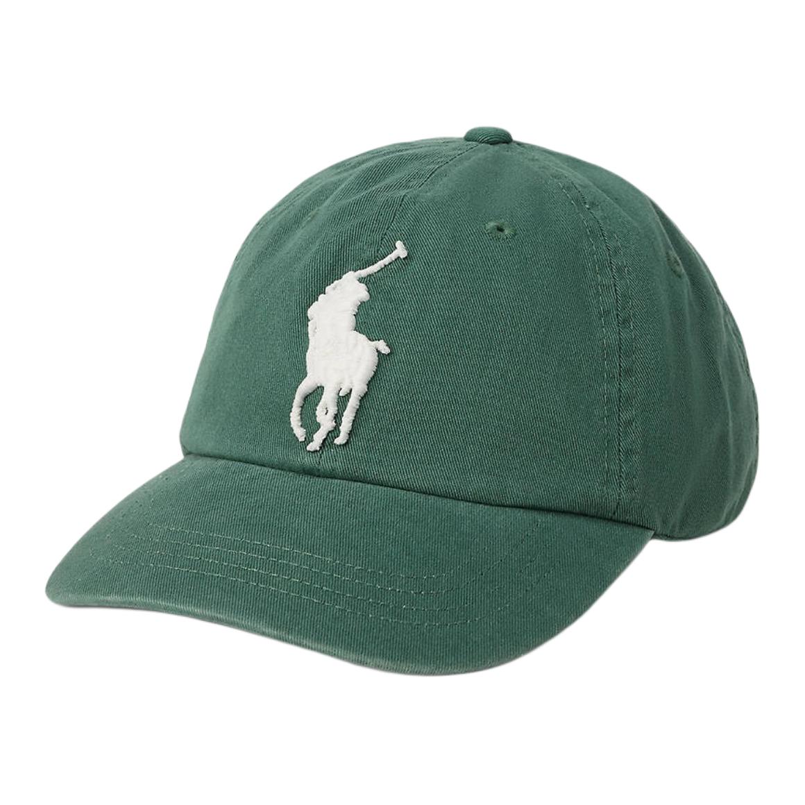 

Ralph Lauren Хлопковая бейсболка унисекс зеленая