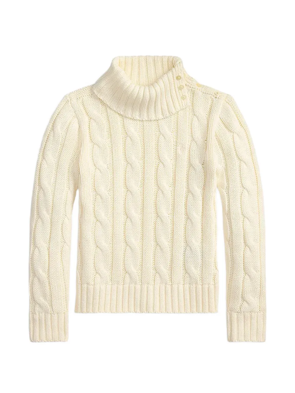 

Свитер фактурной вязки Polo Ralph Lauren Kids, бежевый