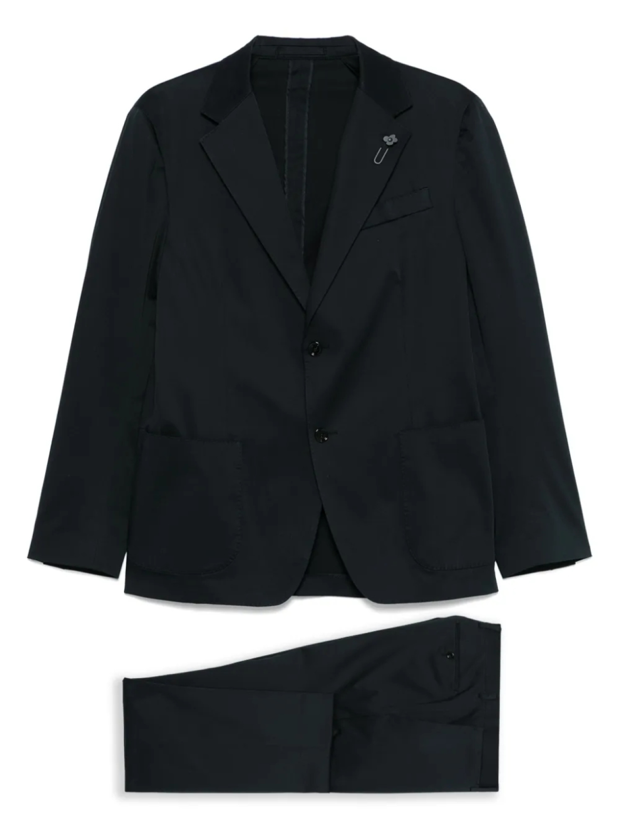 

Однобортный костюм Lardini, синий