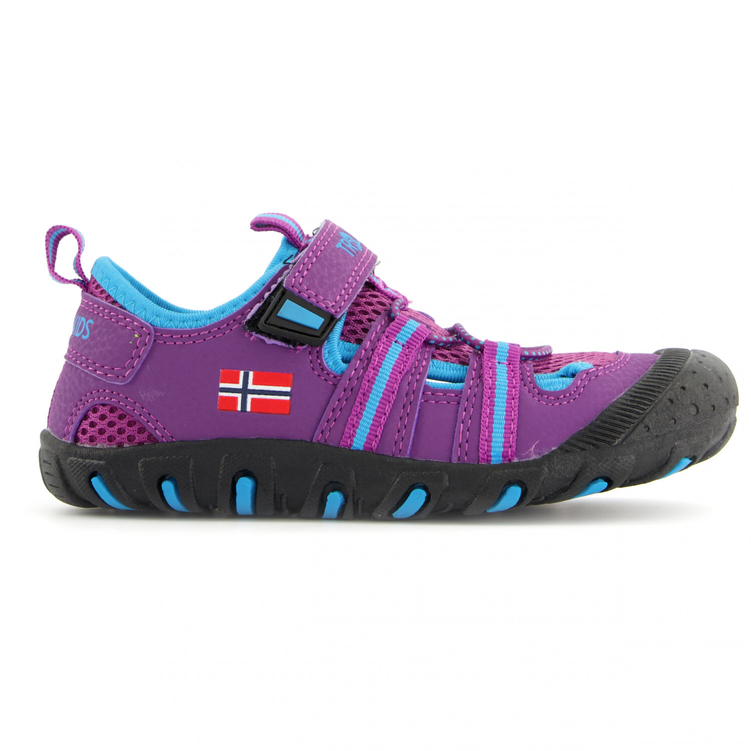 

Сандалии Trollkids Sandefjord Sandal, цвет Fuchsia/Turquoise