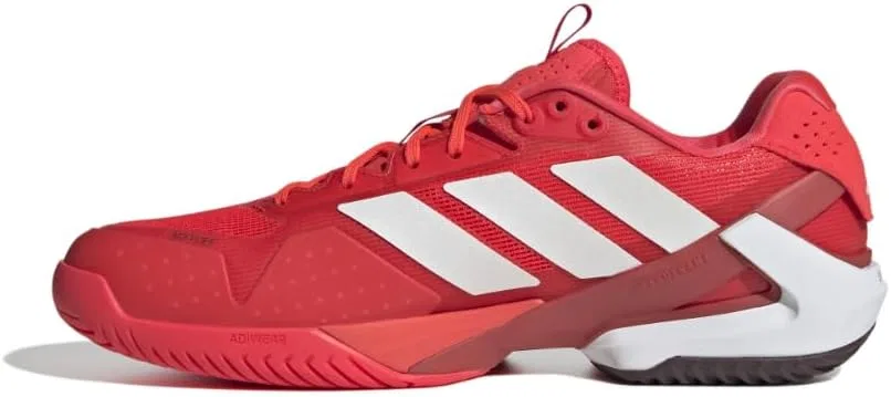 Кроссовки теннисные Adidas Adizero Ubersonic 5, Lucid Red/Zero Metallic/Aurora Ruby