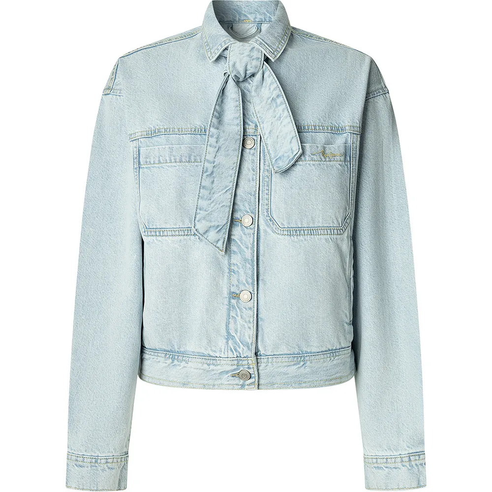 

Куртка Pepe Jeans Relaxed Scarf denim, синий