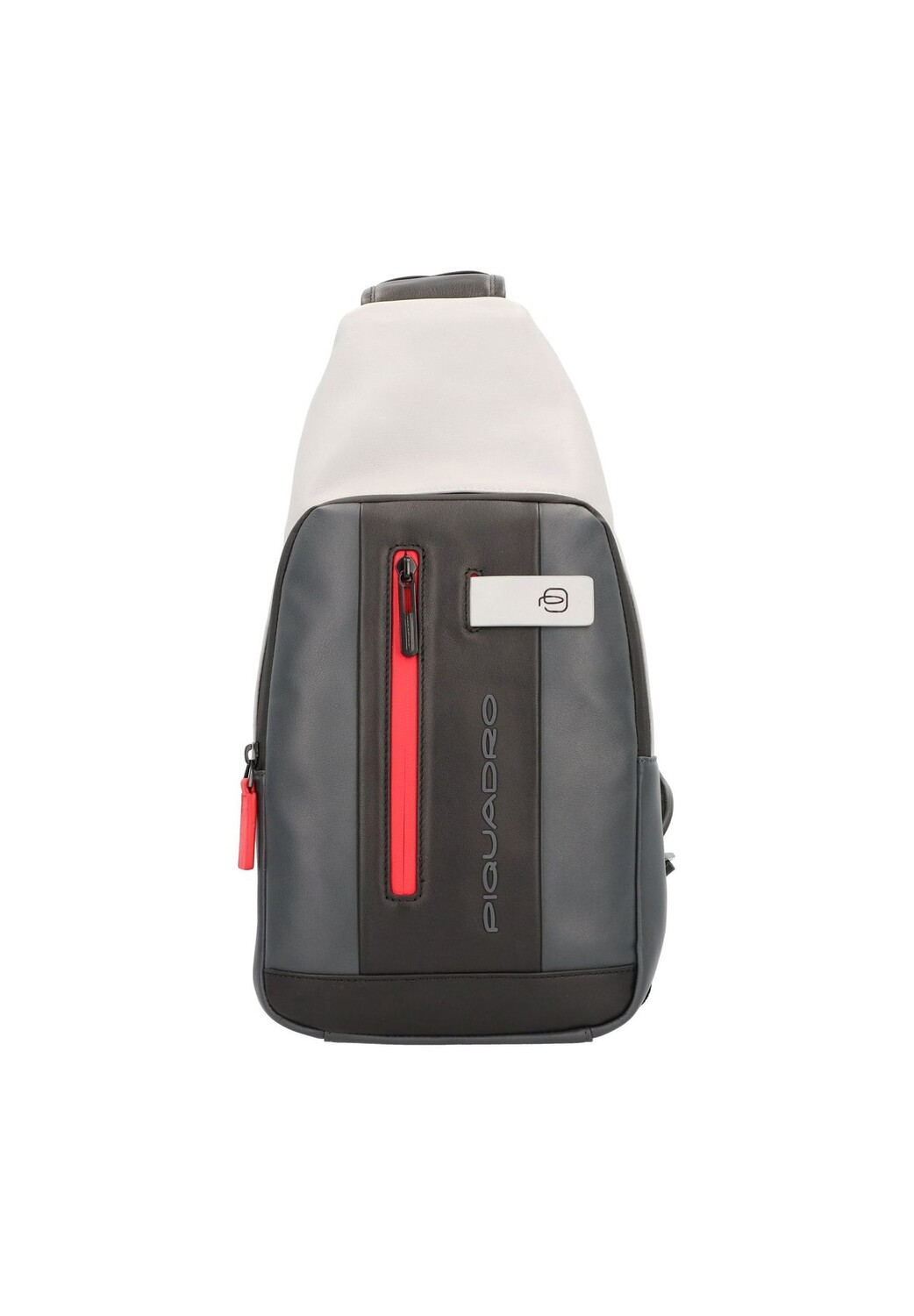 

Сумка через плечо Urban кожаная 39 см PIQUADRO, цвет Grey Black