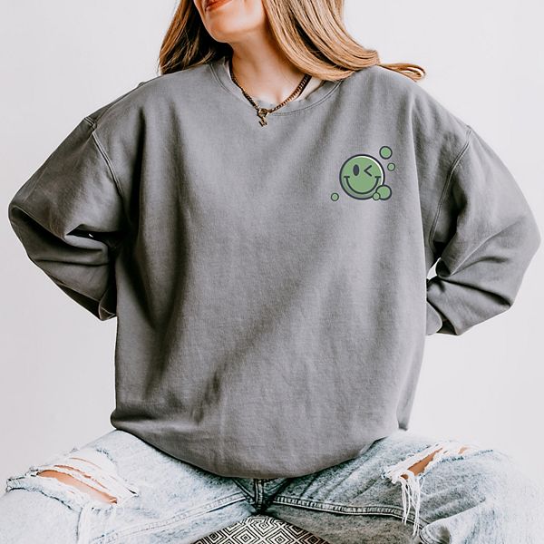 

SWSmiley boba - женский легкий свитшот garment dyed Simply Sage Market, Grey, Серый, SWSmiley boba - женский легкий свитшот garment dyed Simply Sage Market, Grey