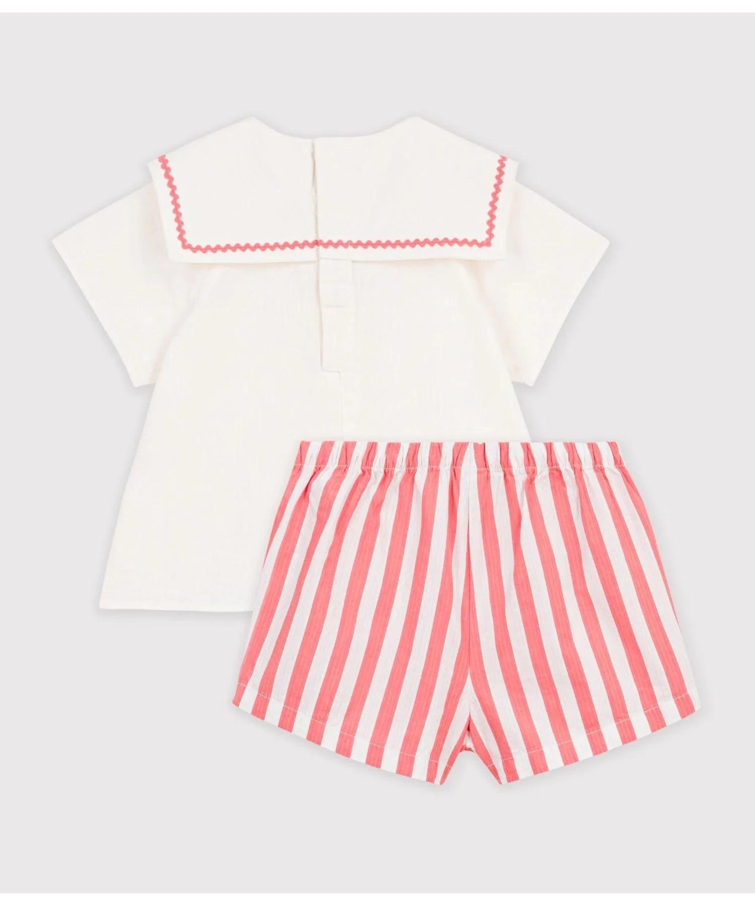 Детский комплект PETIT BATEAU с воротником-матроска — фото 3