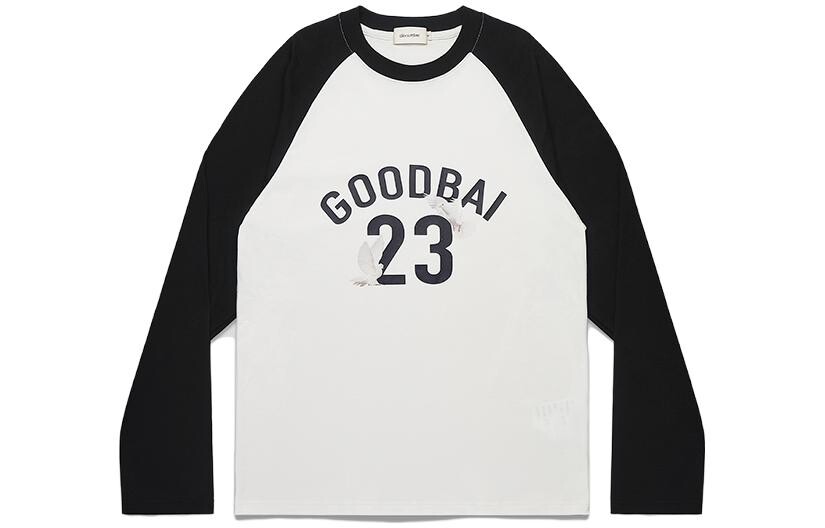 

Футболка унисекс из коллекции FW23 Early Autumn Good Bai, черно-белый