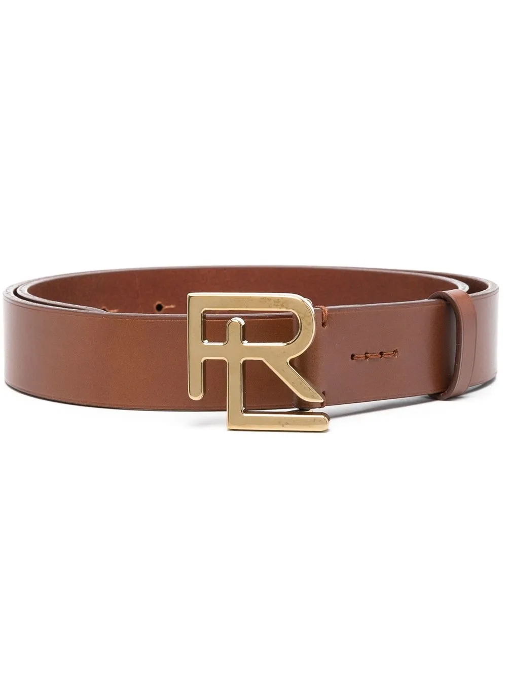 

Ремень с пряжкой-логотипом Ralph Lauren Purple Label, коричневый