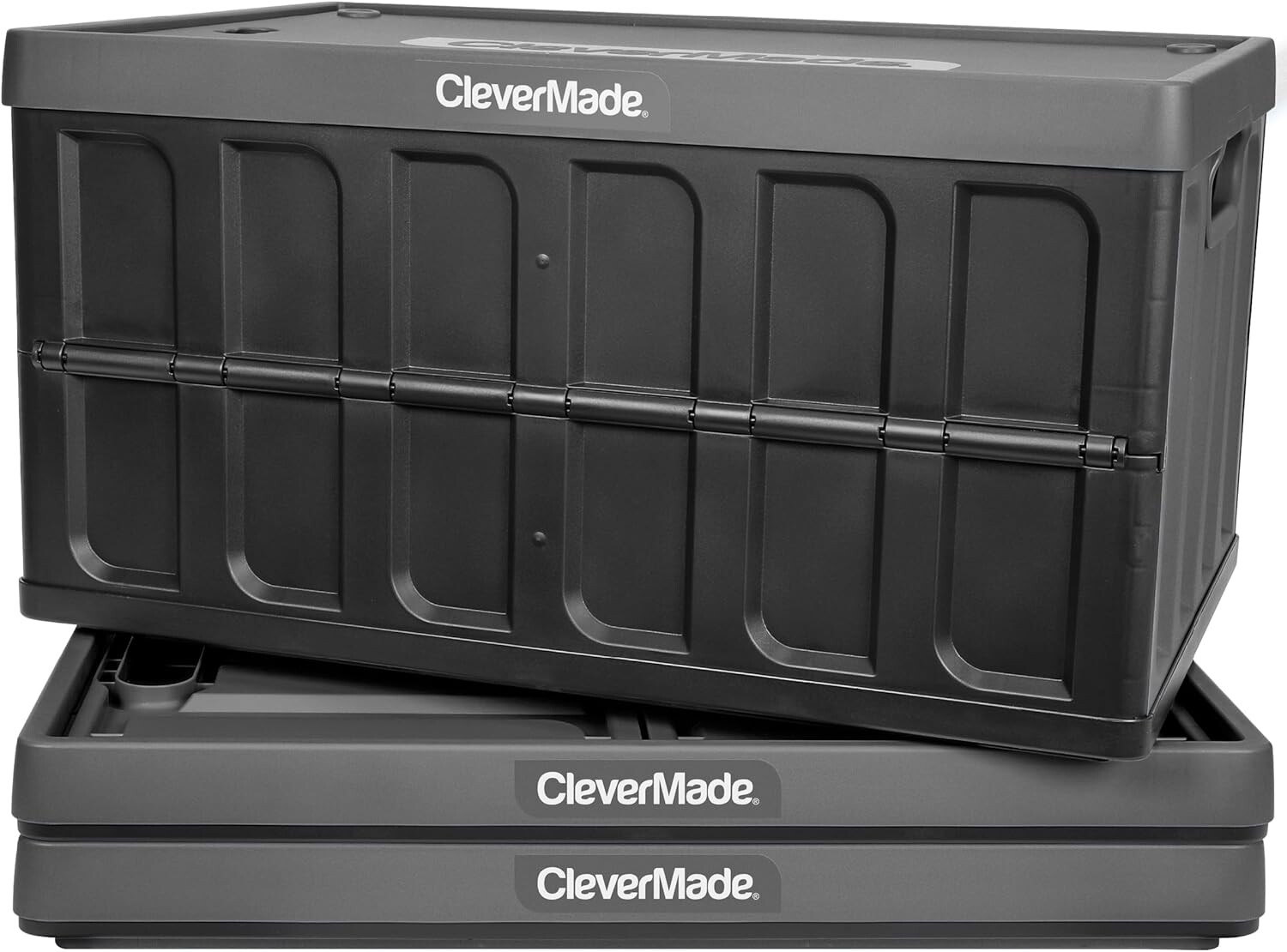 

Умный складной контейнер для хранения (с крышкой) CleverMade, Charcoal