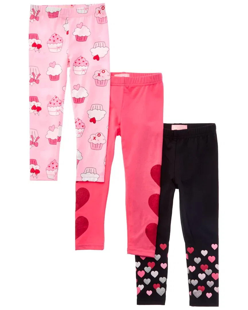 Freestyle 3pk Be Mine Legging, розовый