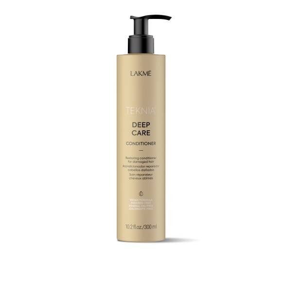 Lakme Teknia Deep Care Vegan Conditioner, увлажняющий кондиционер для сухих и поврежденных волос 300 мл — фото 2