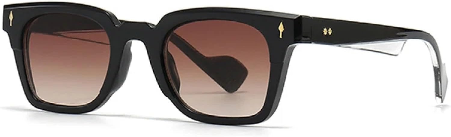 

Солнцезащитные очки с защитой от УФ-излучения UV400 для женщин и мужчин | Punk Rivets Градиентные темно-синие | для занятий спортом на открытом воздухе DSVIGF, Dark Brown Tea