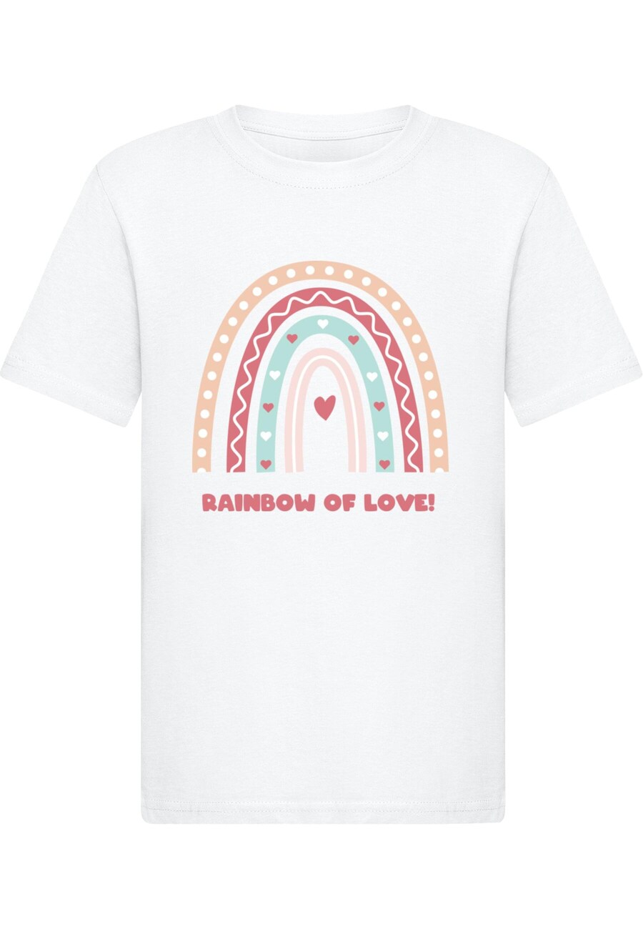 

Рубашка Merchcode Rainbow of Love, белый