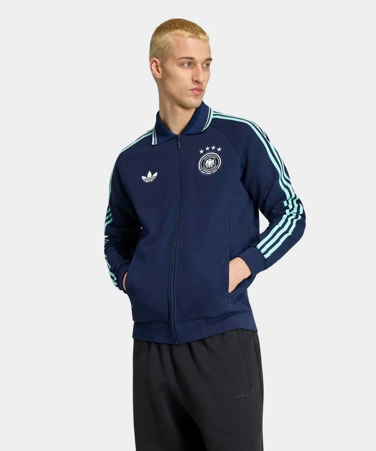 Куртка сборной Германии Adidas Anthem Jacket синяя
