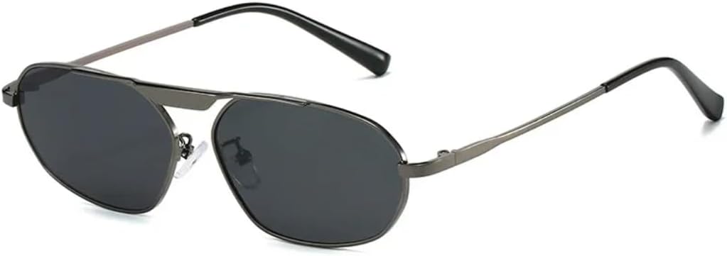 

Солнцезащитные очки с защитой от УФ-излучения UV400 | «Кошачий глаз» в стиле металл-панк | Линзы конфетных цветов для занятий спортом на открытом воздухе и вождения DSVIGF, Gun Grey