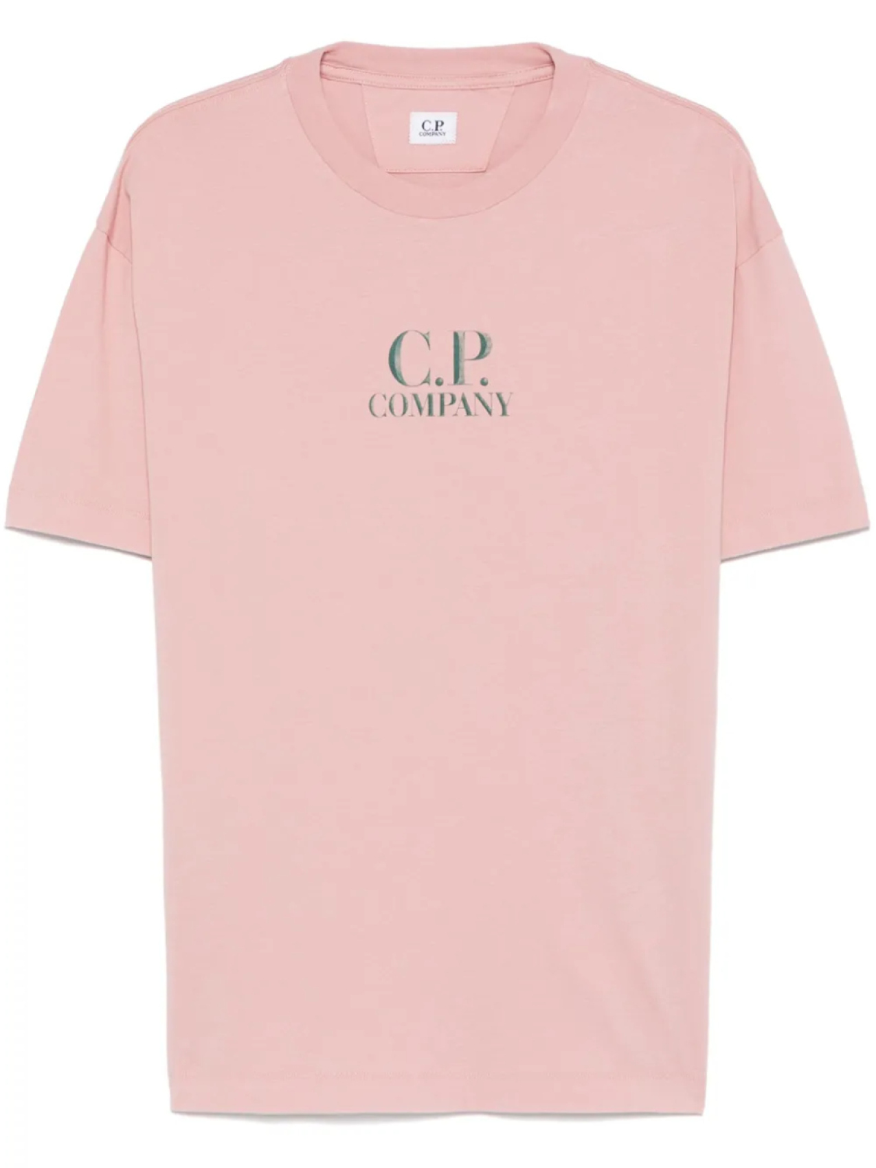 

C.P. Company футболка из джерси с логотипом, розовый