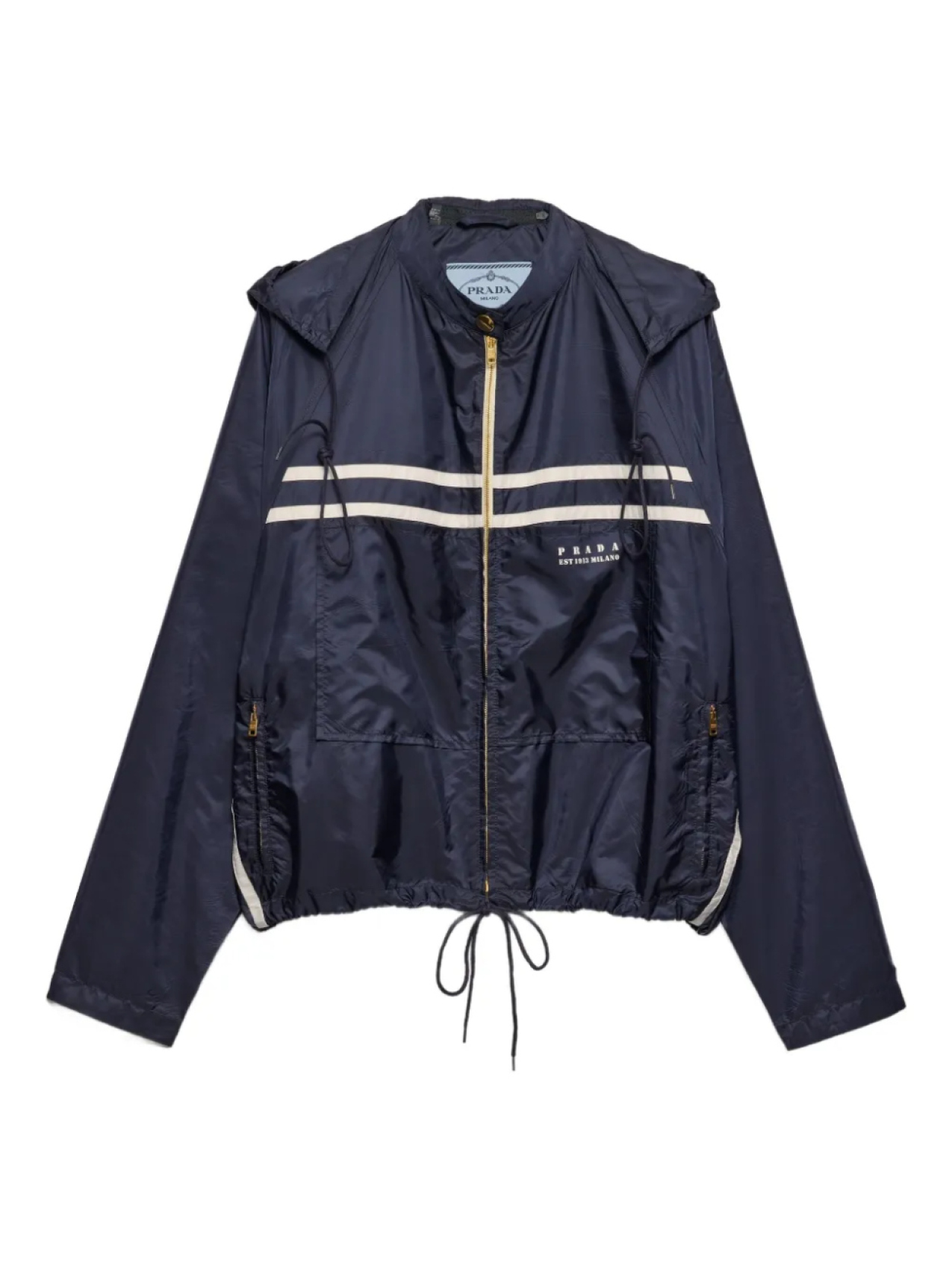 

Prada легкая куртка Re-Nylon, синий