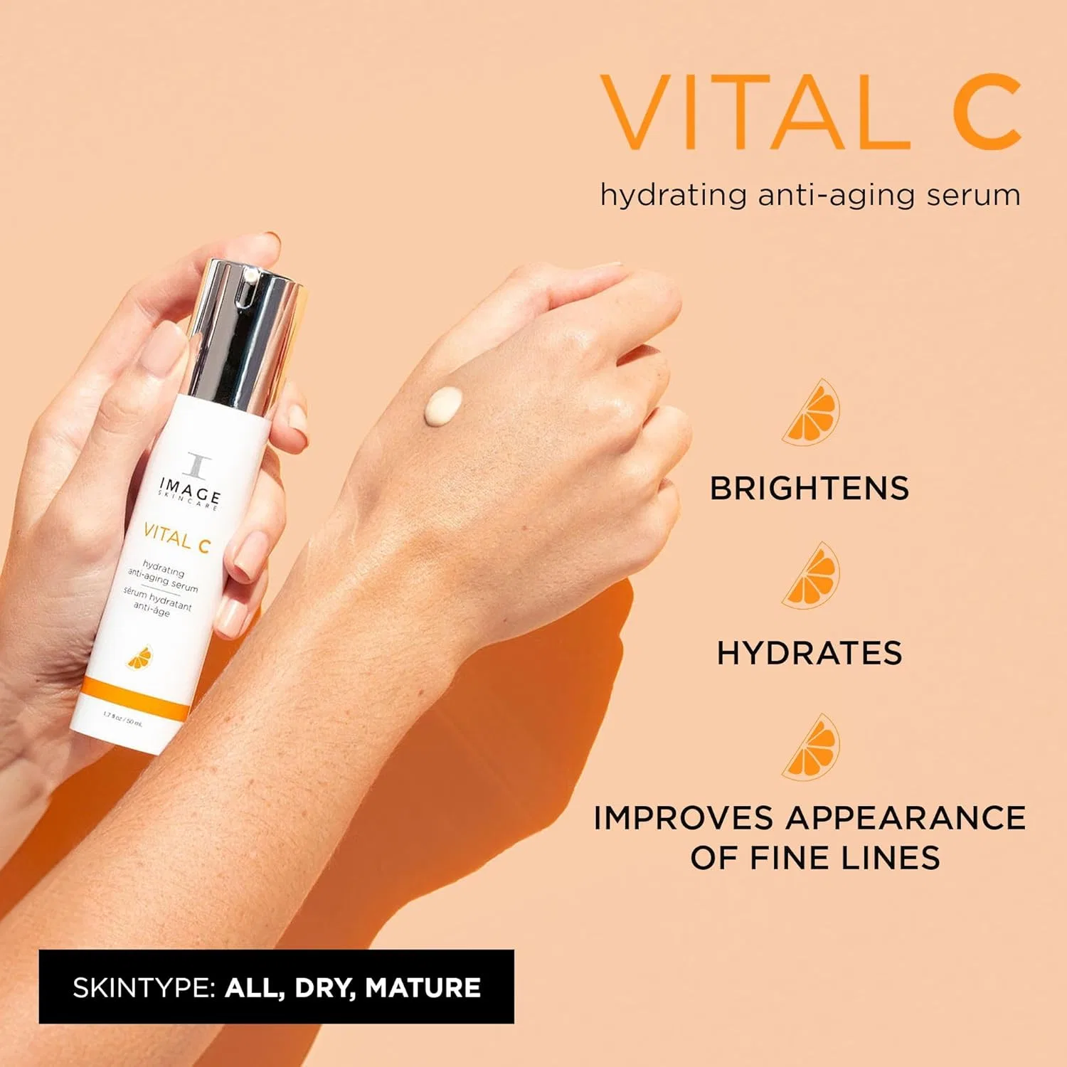 Сыворотка IMAGE SKINCARE — Увлажняющая антивозрастная с витамином C Vital C Hydrating от, 50 мл — фото 2