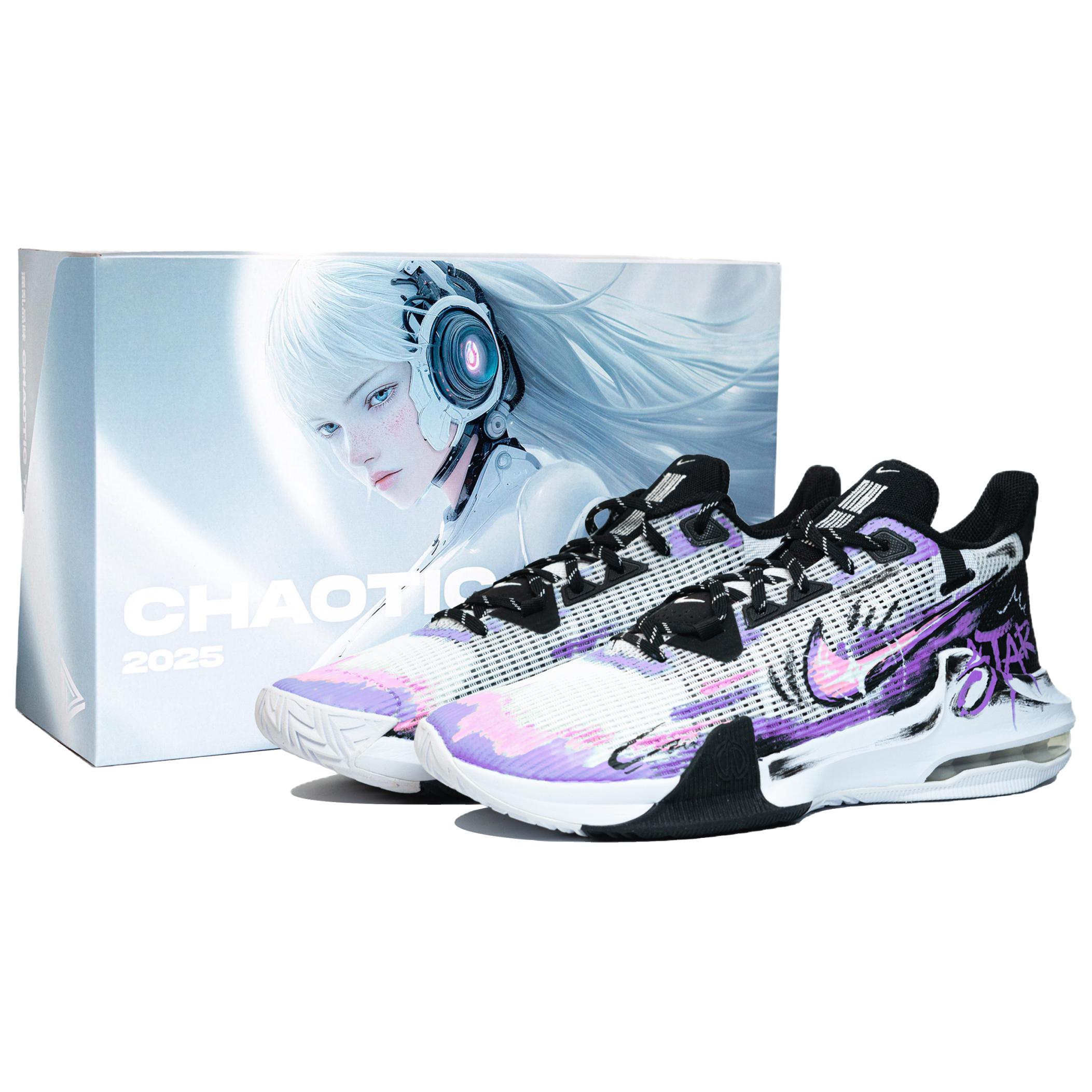 

Nike Баскетбольные кроссовки Air Max Impact 3 с низкой амортизацией, мужские, фиолетовые