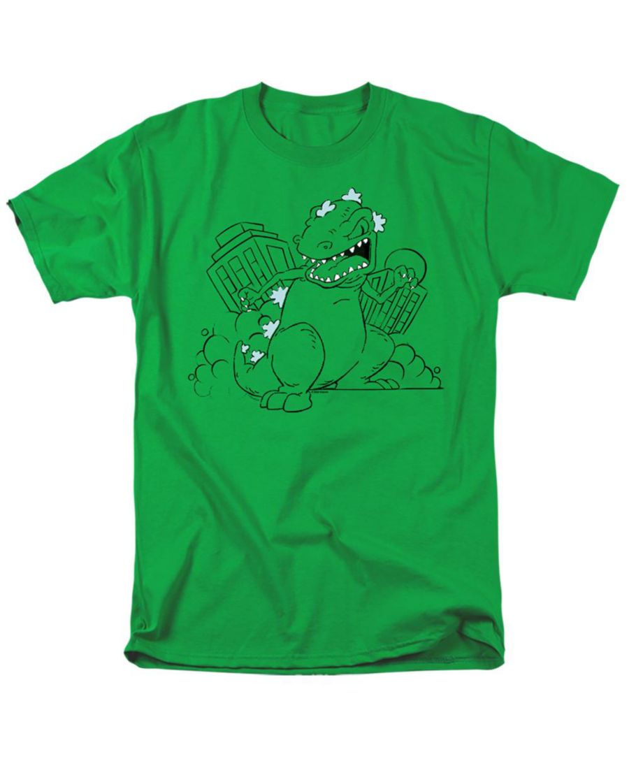 

Футболка Big & Tall Reptar Destroys City Rugrats, Kelly green, Зеленый, Футболка Big & Tall Reptar Destroys City Rugrats, Kelly green