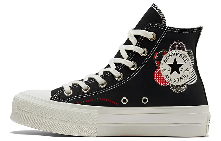 Кеды Chuck Taylor All Star Women's Converse Lift Platform High 'Crafted Patchwork' Women's