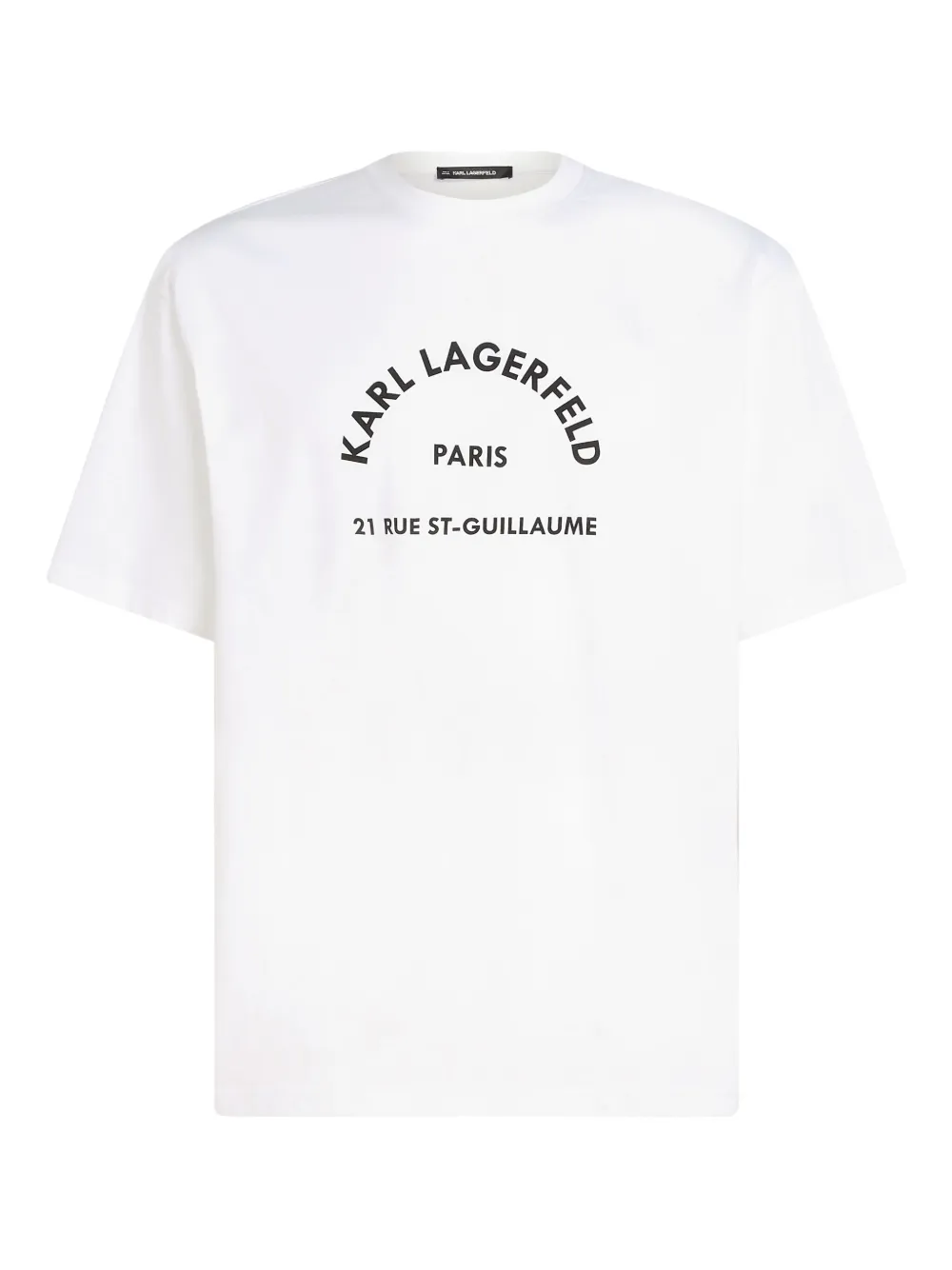 

Футболка Rue St. Guillaume KARL LAGERFELD, белый