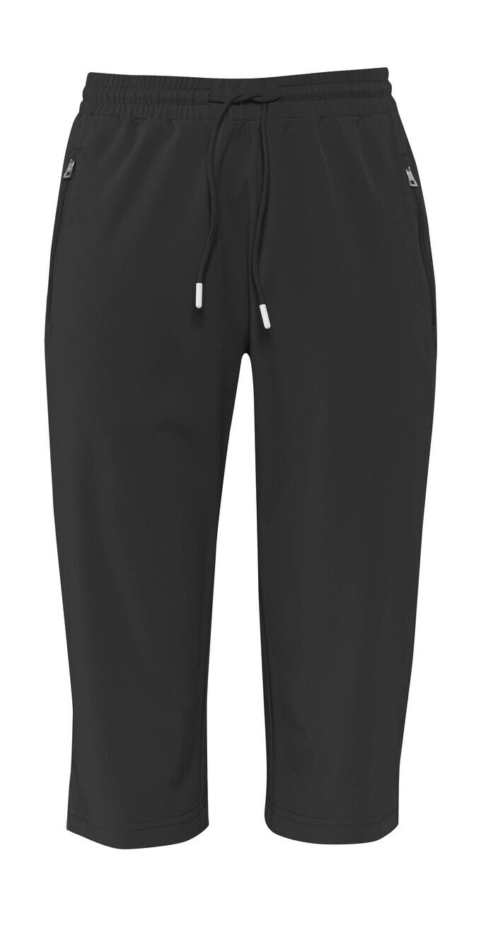 

Тренировочные брюки, капри Элли Joy Sportswear, черный