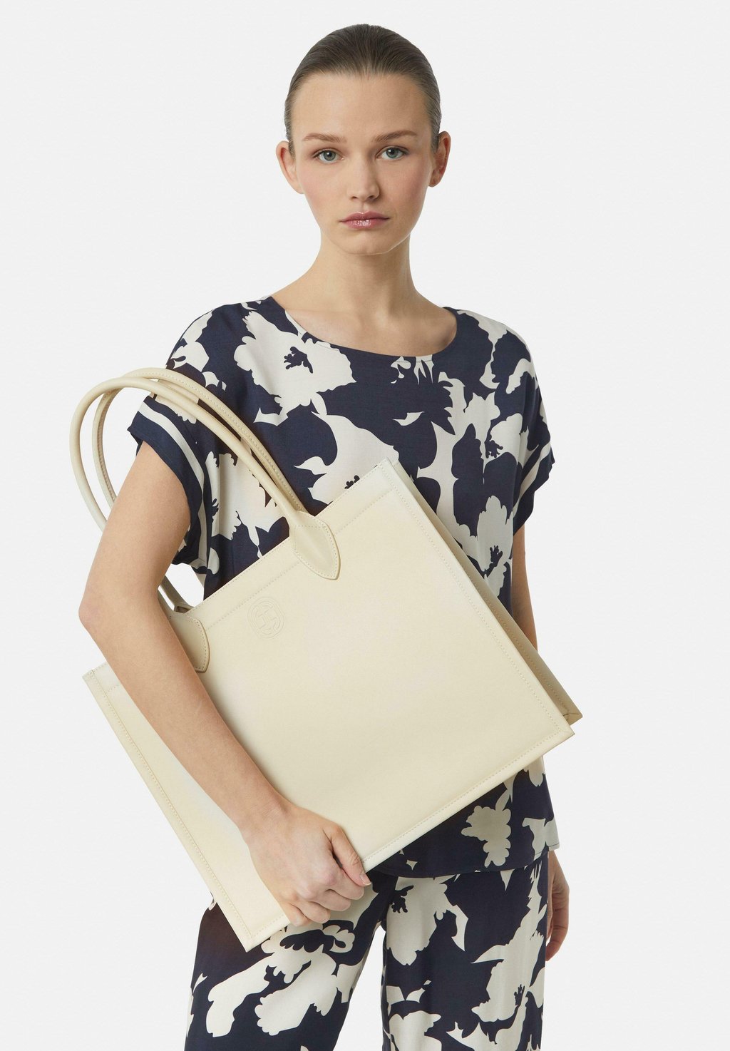 

Сумка-тоут SHOPPER comma, песочный, Бежевый, Сумка-тоут SHOPPER comma, песочный