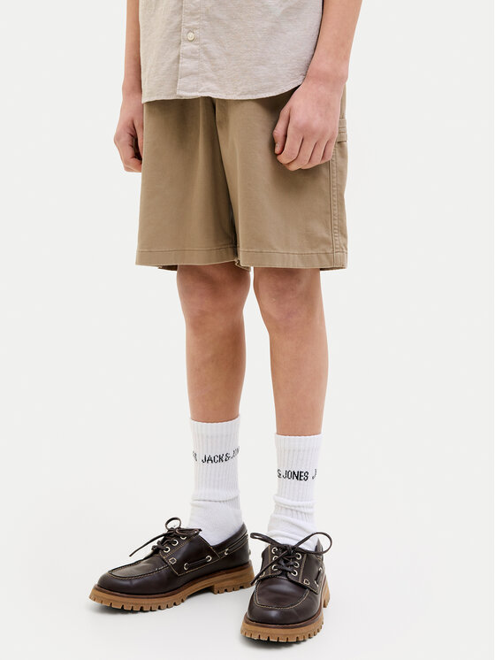 

Шорты свободного кроя из ткани Tony 12268938 Jack&Jones Junior, коричневый