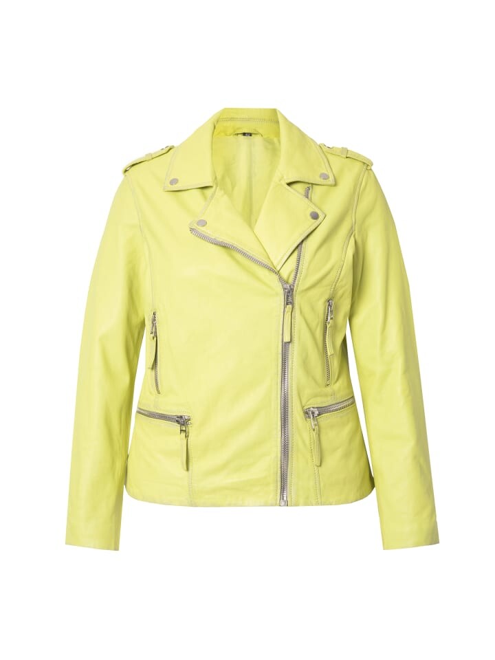 

Кожаная куртка Angel of Style Lederjacke, цвет limettengrün