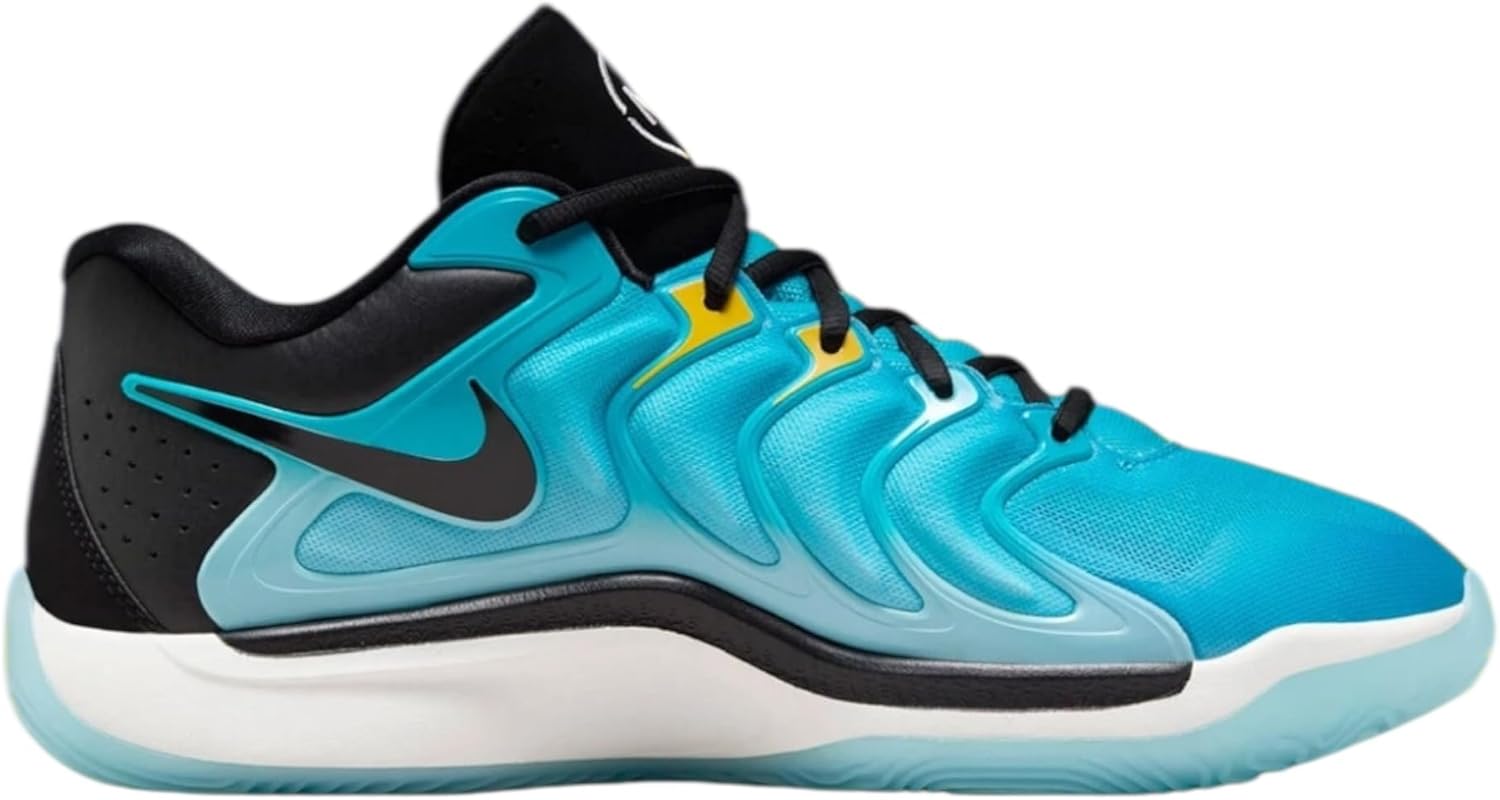 Мужские баскетбольные кроссовки Nike KD 17, белый/черный/красный/желтый/бирюзовый — фото 2