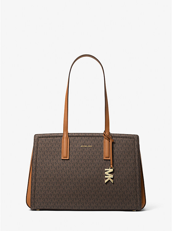 

Сумка-Тоут Laila среднего размера с фирменным логотипом Michael Kors, мультиколор