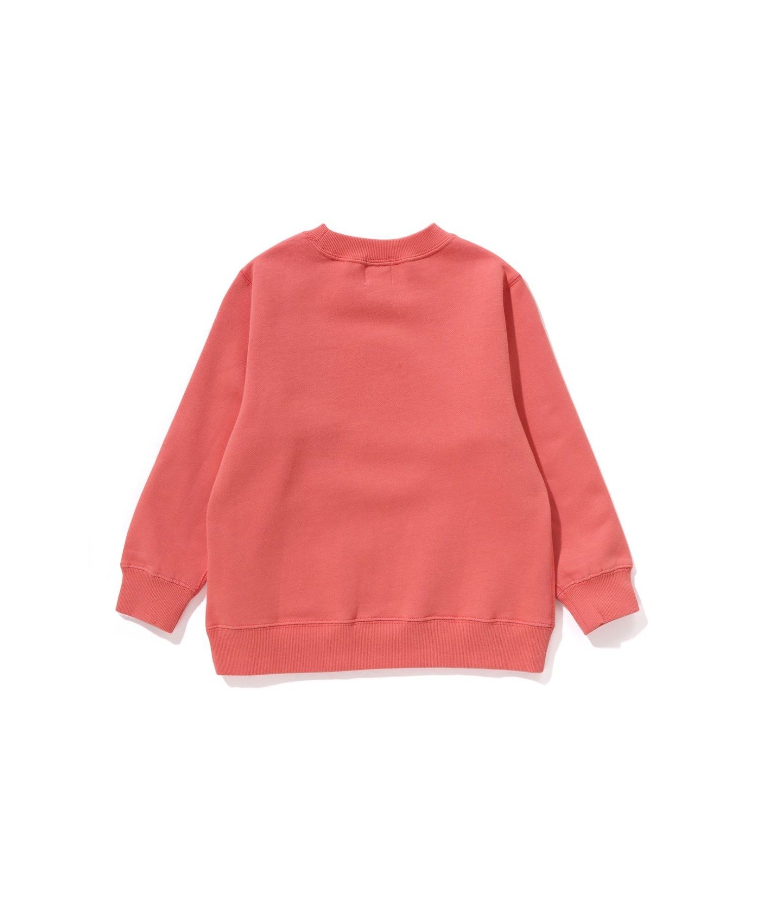Толстовка с круглым вырезом Baby Milo Block A BATHING APE, PINK — фото 2