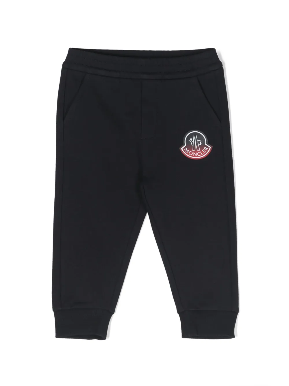 

Спортивные брюки с логотипом Moncler Enfant, синий