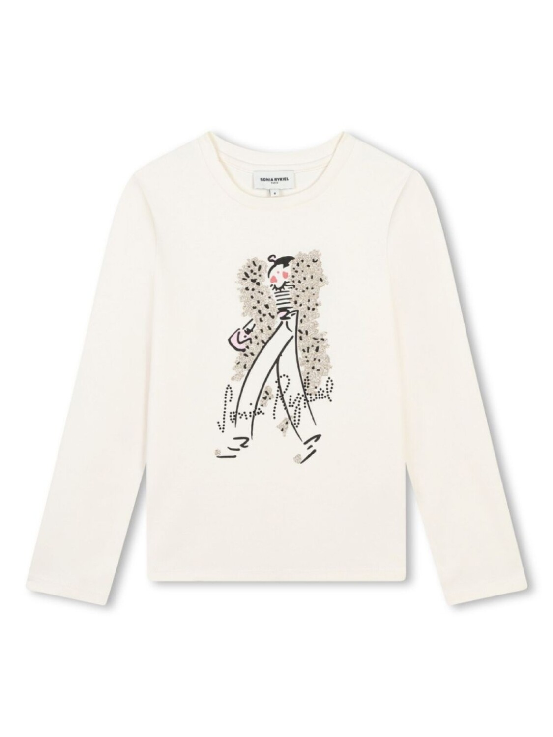

SONIA RYKIEL ENFANT футболка с принтом Madame Rykiel, белый