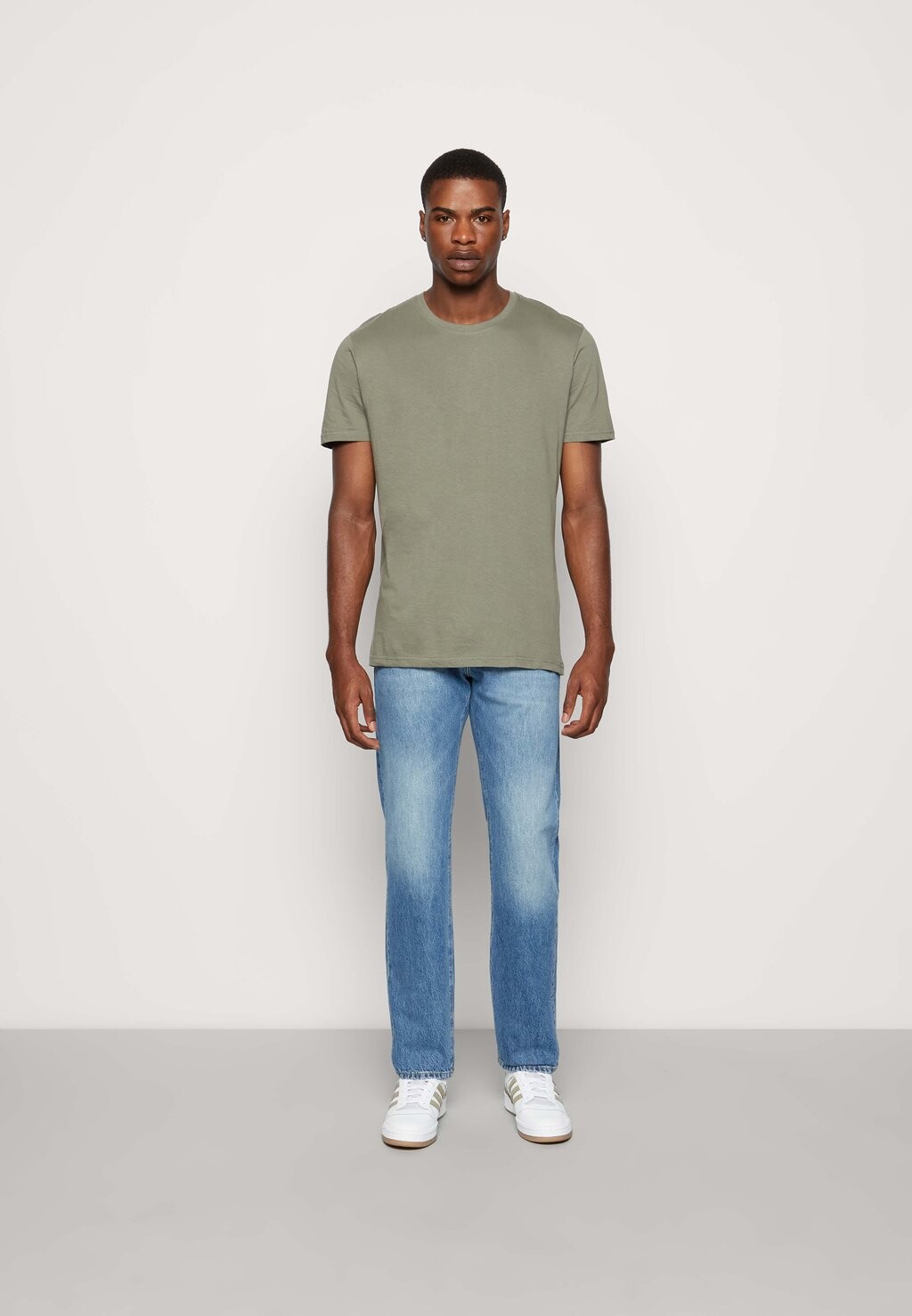 

Базовая футболка НАБОР из 10 шт. Denim Project, смесь землистых цветов