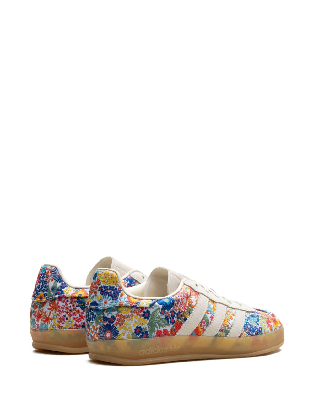 Кроссовки Gazelle Indoor Liberty London - Floral Embroidery Adidas, синий — фото 3